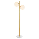 Oscar 60.5" Modern Parisian Candlestick Iron LED Floor Lamp - JONATHAN Y