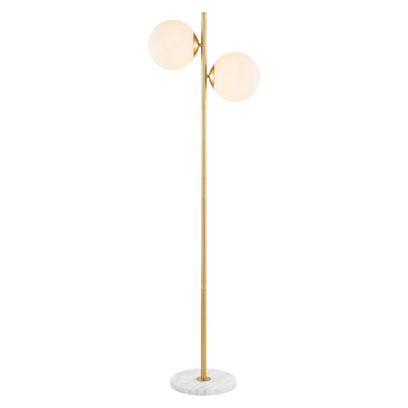Oscar 60.5" Modern Parisian Candlestick Iron LED Floor Lamp - JONATHAN Y