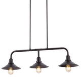 Cade 34.25" Metal Farmhouse Industrial LED Pendant - JONATHAN Y