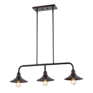 Cade 34.25" Metal Farmhouse Industrial LED Pendant - JONATHAN Y