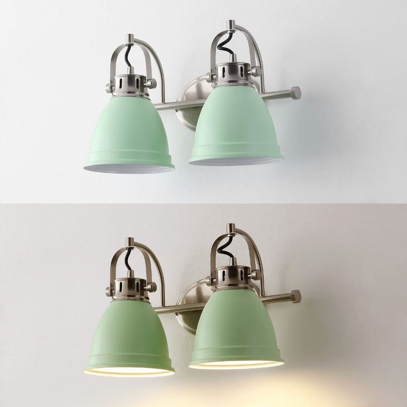 Phineas Farmhouse Bohemian Iron LED Vanity - JONATHAN Y