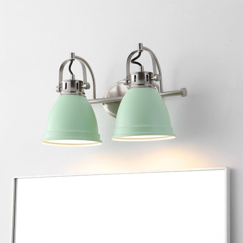 Phineas Farmhouse Bohemian Iron LED Vanity - JONATHAN Y