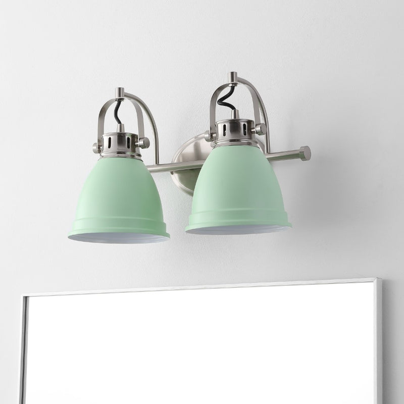 Phineas Farmhouse Bohemian Iron LED Vanity - JONATHAN Y