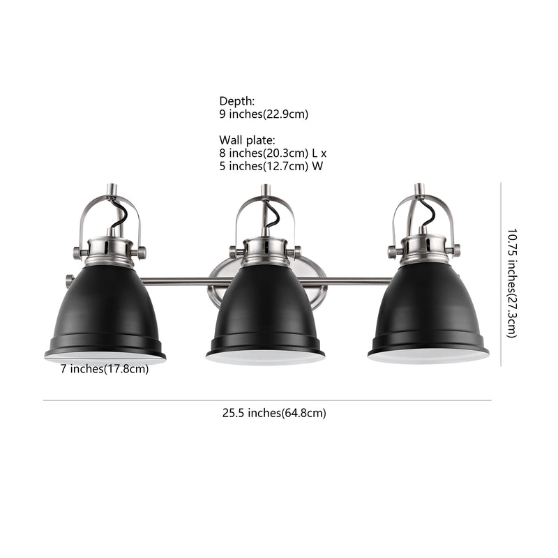 Phineas Farmhouse Bohemian Iron LED Vanity