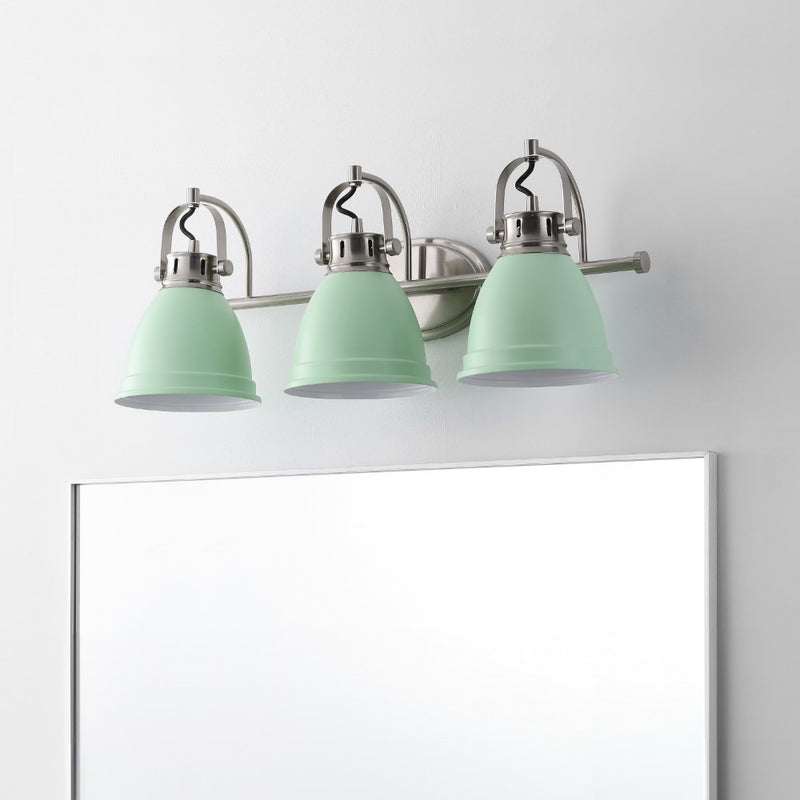 Phineas Farmhouse Bohemian Iron LED Vanity - JONATHAN Y