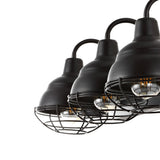 Levi 24.5" Industrial Farmhouse Iron LED Vanity - JONATHAN Y