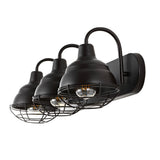 Levi 24.5" Industrial Farmhouse Iron LED Vanity - JONATHAN Y