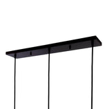 Cooper 25.5" Farmhouse Contemporary Glass Linear LED Pendant - JONATHAN Y