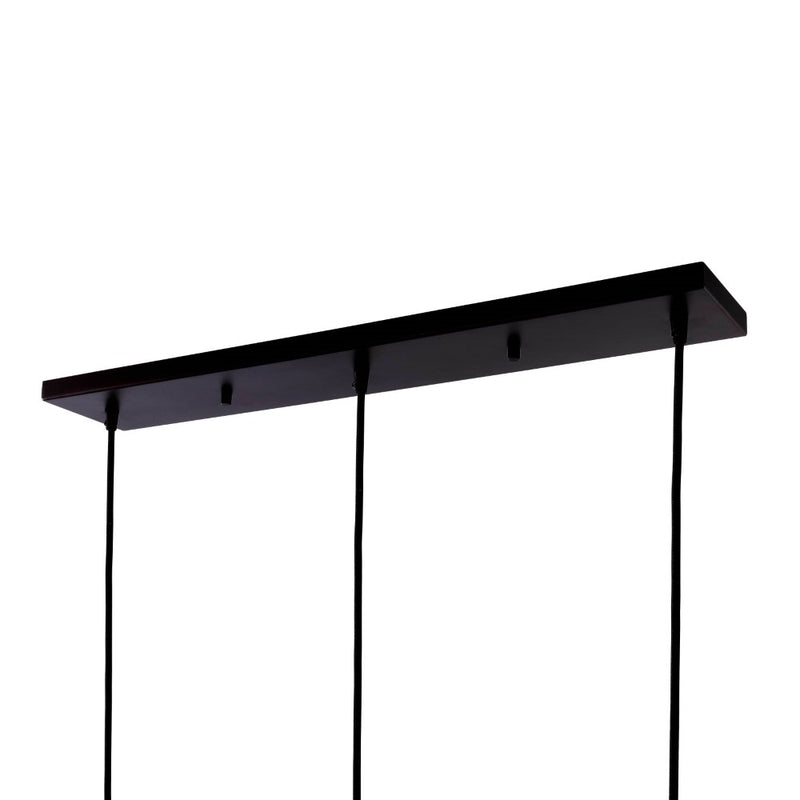 Kiawah Island 30.5" Metal/Glass Contemporary Modern  LED Pendant - JONATHAN Y
