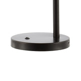Troy 24" Classic Contemporary Iron LED Task Lamp with USB Charging Port - JONATHAN Y