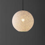 Lacey Bohemian Minimalist Iron/Rope Woven Globe LED Pendant