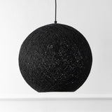 Lacey Bohemian Minimalist Iron/Rope Woven Globe LED Pendant