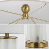Tryon Modern Minimalist Glass/Iron Nightlight LED Table Lamp - JONATHAN Y