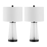 Tryon Modern Minimalist Glass/Iron Nightlight LED Table Lamp - JONATHAN Y