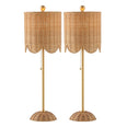 Natural/Brass Gold (Set of 2)