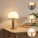 Imani 12.3 in. Modern Metal Rechargeable Integrated Dimmable LED Table Lamp with Touch Sensor