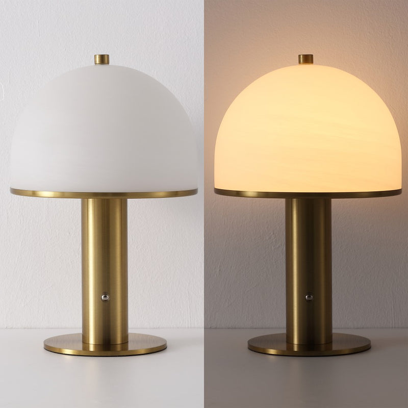 Imani 12.3 in. Modern Metal Rechargeable Integrated Dimmable LED Table Lamp with Touch Sensor