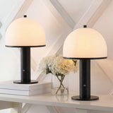 Imani 12.3 in. Modern Metal Rechargeable Integrated Dimmable LED Table Lamp with Touch Sensor