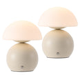 Matte Almond/White (Set of 2)