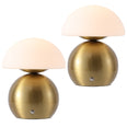 Brass Gold/White (Set of 2)
