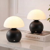 Kanya 7.3 in. Modern Minimalist Metal and Glass Rechargeable Integrated Touch Sensor Dimmable LED Table Lamp