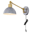 Grey/Brass Gold