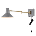 Grey/Brass Gold