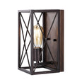 Oil Rubbed Bronze/Wood Finish