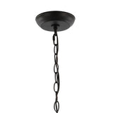 Milo 19" Rustic Farmhouse Iron LED Pendant - JONATHAN Y