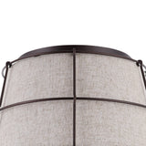 Silas Rustic Farmhouse LED Flush Mount - JONATHAN Y