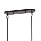 Chadwick 42" Rustic Farmhouse Iron Linear LED Pendant - JONATHAN Y