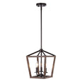 Oil Rubbed Bronze/Faux Wood