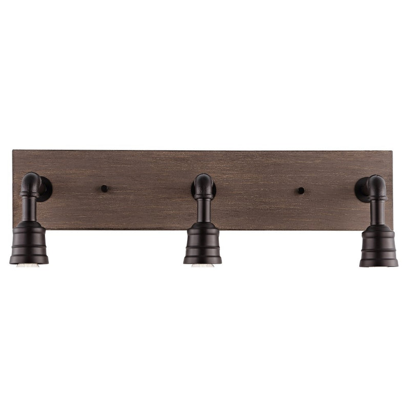 Corbett 22.13" Rustic Farmhouse Iron LED Vanity - JONATHAN Y