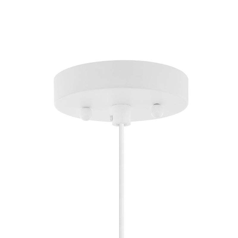 Sofia 17.5" Farmhouse Coastal Rattan 180" Cord Plug-In or Hardwired LED Pendant - JONATHAN Y