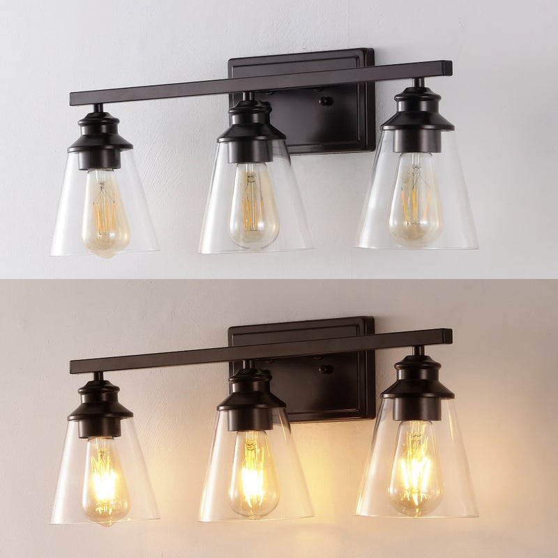 Arlo 22.88" 3-Light Vintage Classic Vanity Light with Bathroom Hardware Accessory Set - JONATHAN Y