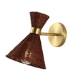 Dark Brown/Brass Gold