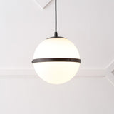 Porter 8" Modern Minimalist Globe LED Pendant Light