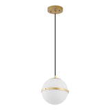 Porter 8" Modern Minimalist Globe LED Pendant Light