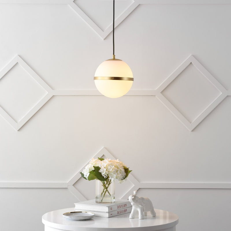 Porter 8" Modern Minimalist Globe LED Pendant Light