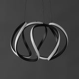 Euphoria 18.5" Contemporary Designer Aluminum/Iron Scribble Integrated LED Pendant Light - JONATHAN Y