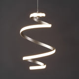 Whirl Modern Minimalist Aluminum/Iron Abstract Integrated LED Pendant