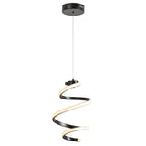 Whirl Modern Minimalist Aluminum/Iron Abstract Integrated LED Pendant