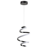 Whirl Modern Minimalist Aluminum/Iron Abstract Integrated LED Pendant