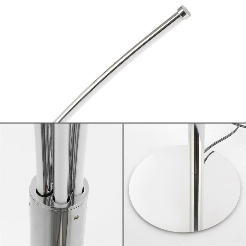 Fuochi 71" Modern Minimalist Metal 5-Branch Arc Dimmable Integrated LED Floor Lamp with Remote Control - JONATHAN Y