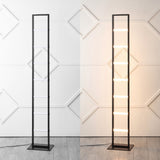 Ivan 59.3" Minimalist Modern Iron Ladder Dimmable Integrated LED Floor Lamp - JONATHAN Y