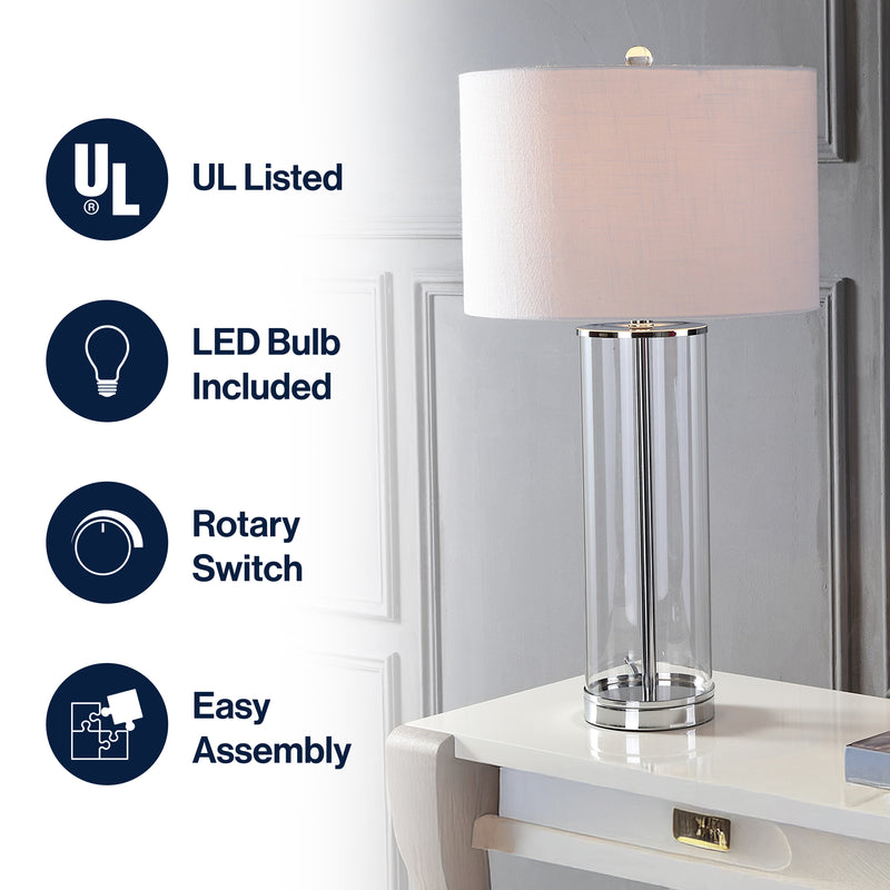 Collins Glass LED Table Lamp