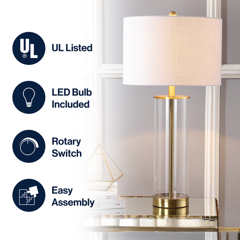 Collins Glass LED Table Lamp
