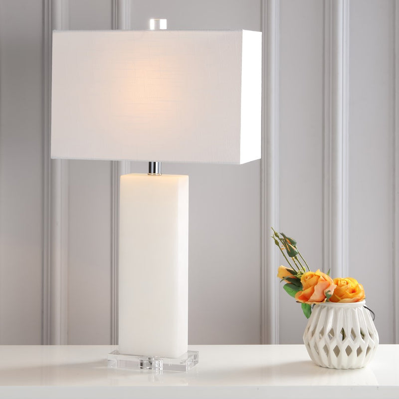 Tiggie 27" Alabaster LED Table Lamp