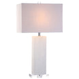 White Alabaster/Clear