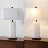 Tiggie 27" Alabaster LED Table Lamp